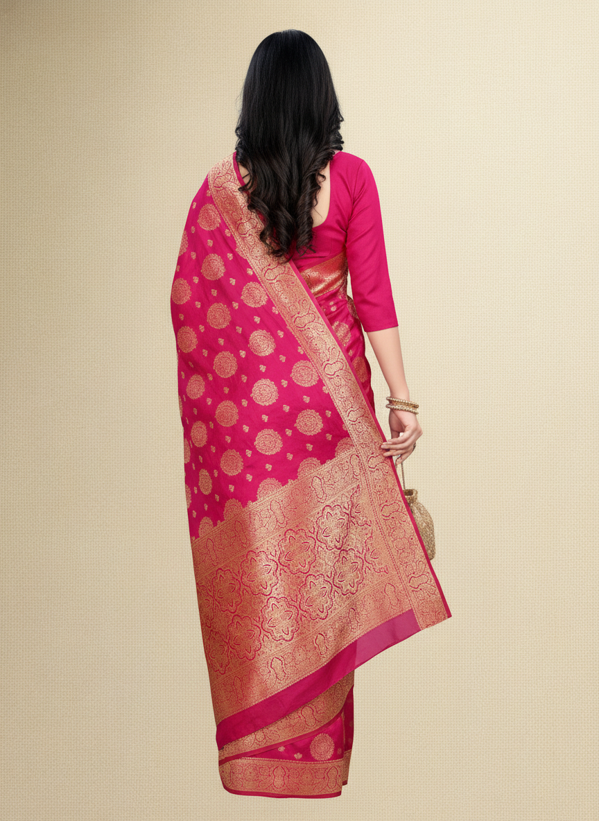 Viyona Rani Silk,Jacquard saree - PL-208