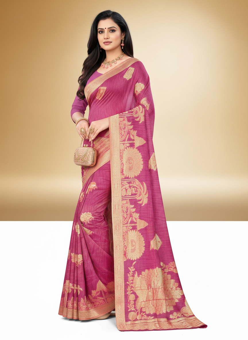 Viyona Mavue Silk,Jacquard saree - PL-211