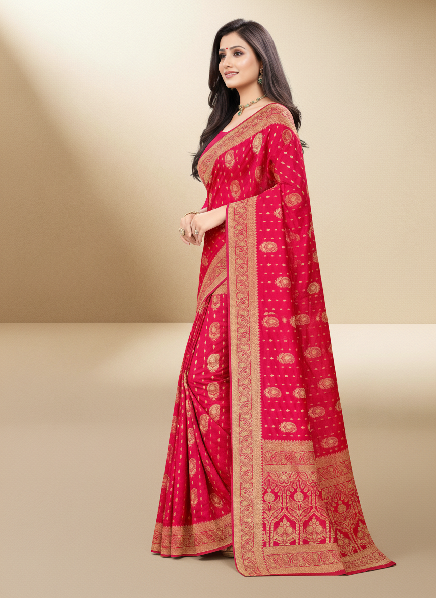 Viyona Rani Silk,Jacquard saree - PL-219