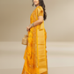 Mustard Dola Silk Printed Saree - Bawri-1004