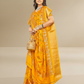 Mustard Dola Silk Printed Saree - Bawri-1004