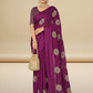 Violet Weigthless Printed Saree - DummasKing-5-5002