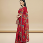 Red Weigthless Printed Saree - GIGRI-06-6001