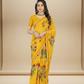 Mustard Weigthless Printed Saree - GIGRI-06-6003