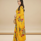 Mustard Weigthless Printed Saree - GIGRI-06-6003
