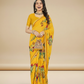 Mustard Weigthless Printed Saree - GIGRI-06-6003