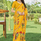Mustard Weigthless Printed Saree - GIGRI-06-6003