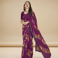 Violet Weigthless Printed Saree - GIGRI-06-6004