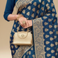 Viyona Blue Silk Jacquard Fancy Saree-PL-106