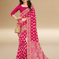 Viyona Pink Silk Jacquard Fancy Saree-PL-107