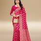 Viyona Pink Silk Jacquard Fancy Saree-PL-107