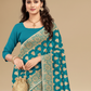 Viyona Sky Blue Silk Jacquard Fancy Saree-PL-108