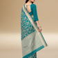 Viyona Sky Blue Silk Jacquard Fancy Saree-PL-111