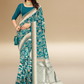 Viyona Sky Blue Silk Jacquard Fancy Saree-PL-111