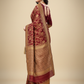 Viyona Maroon Silk Jacquard Fancy Saree-PL-112