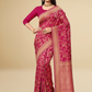 Viyona Pink Silk Jacquard Fancy Saree-PL-114