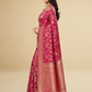 Viyona Pink Silk Jacquard Fancy Saree-PL-114