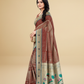 Viyona Rust Silk Jacquard Fancy Saree-PL-117