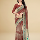 Viyona Rust Silk Jacquard Fancy Saree-PL-117