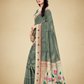 Viyona Sea Green Silk Jacquard Fancy Saree-PL-120