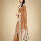 Viyona Brown Silk Jacquard Fancy Saree-PL-121