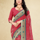 Viyona Pink Silk Jacquard Fancy Saree-PL-122
