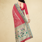 Viyona Pink Silk Jacquard Fancy Saree-PL-122