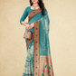 Viyona Sky Blue Silk Jacquard Fancy Saree-PL-123