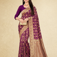 Viyona Purple Silk Jacquard Fancy Saree-PL-127