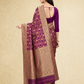 Viyona Purple Silk Jacquard Fancy Saree-PL-127