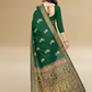 Viyona Green Silk Jacquard Fancy Saree-PL-133