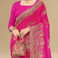 Viyona Pink Silk Jacquard Fancy Saree-PL-135