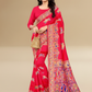 Viyona Red Silk Jacquard Fancy Saree-PL-136