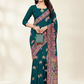 Viyona Sea Green Silk Jacquard Fancy Saree-PL-137