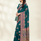 Viyona Sea Green Silk Jacquard Fancy Saree-PL-137