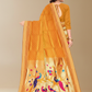 Viyona Mustard Silk Jacquard Fancy Saree-PL-150