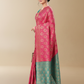 Viyona Pink Silk Jacquard Fancy Saree-PL-157