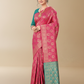 Viyona Pink Silk Jacquard Fancy Saree-PL-157