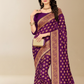 Viyona Purple Silk Jacquard Fancy Saree-PL-159