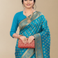 Viyona Sea Green Silk Jacquard Fancy Saree-PL-162
