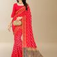 Viyona Red Silk Jacquard Fancy Saree-PL-163