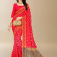 Viyona Red Silk Jacquard Fancy Saree-PL-163