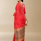 Viyona Red Silk Jacquard Fancy Saree-PL-163