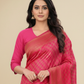 Viyona Pink Silk Jacquard Fancy Saree-PL-164