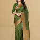 Viyona Green Silk Jacquard Fancy Saree-PL-168