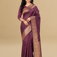 Viyona Wine Silk Jacquard Fancy Saree-PL-169