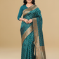Viyona Sea Green Silk Jacquard Fancy Saree-PL-170