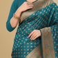 Viyona Sea Green Silk Jacquard Fancy Saree-PL-170