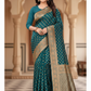 Viyona Sea Green Silk Jacquard Fancy Saree-PL-170