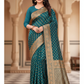 Viyona Sea Green Silk Jacquard Fancy Saree-PL-170